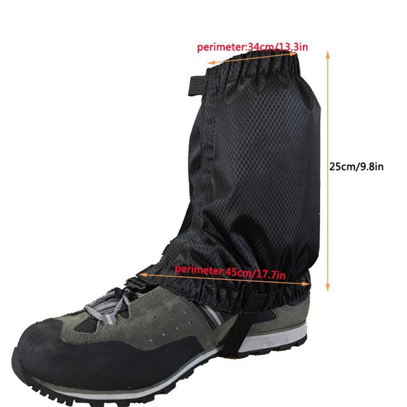 HomDSim Leg Gaiter Waterproof Anti-Tear Ankle Gaiters Outdoor Hiking Walking Climbing Hunting Snow Legging Gaiters - Image 5